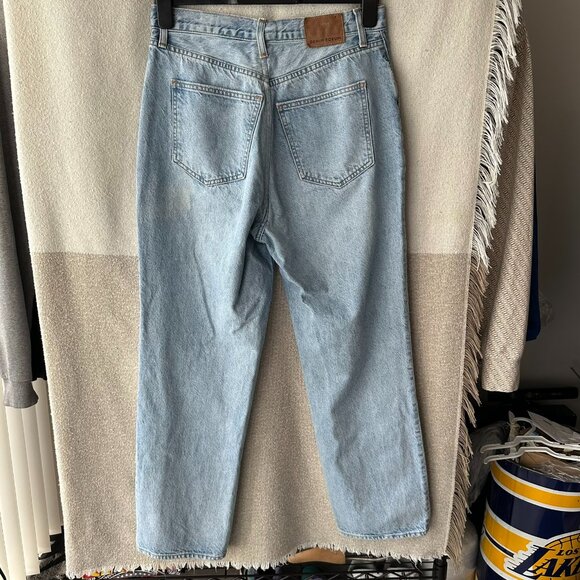 Denim Forum Aritzia The Joni High Rise Loose 29L Denim Jeans Pants US 30 - Picture 7 of 15